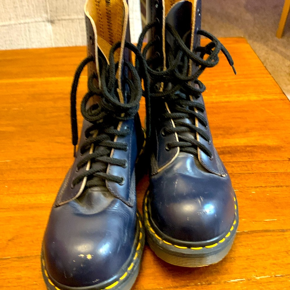 Doc Martens women’s boots, navy blue
